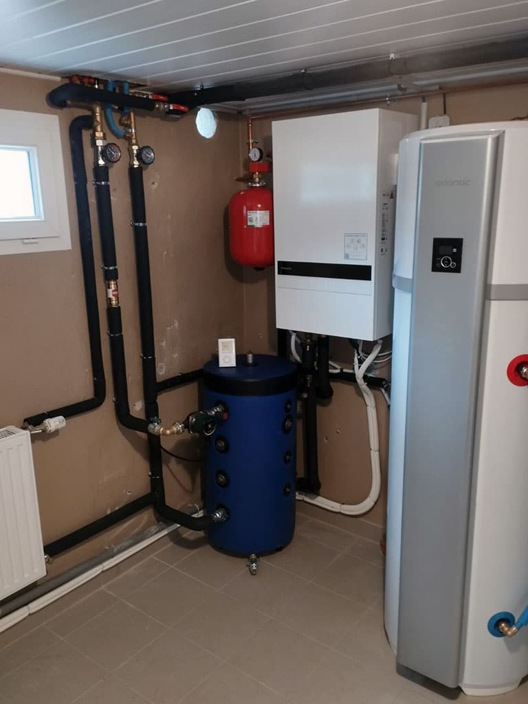 Amélioration de la performance énergétique d&rsquo;une maison en rénovation grâce à une PAC air/eau à Duttlenheim, près de Krautergersheim